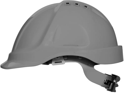 ABS Casco di sicurezza - EN 397 Elmetto Antinfortunistica - Casco Antinfortunistica - Elmetto Da Cantiere - Grigio