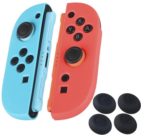 9CDeer Custodia protettiva per controller Switch 2 JC rosso e blu [modello 2025]