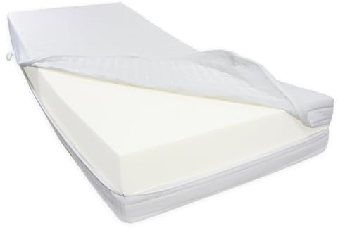 Dibapur R45H7 Matelas en mousse à froid extrêmement résistant jusqu'à env. 200 kg - Housse double épaisseur : env. 25 cm (160 x 200 cm)