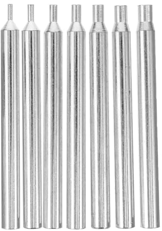 SOLUSTRE Bastoncini per Lucidatura Accessorio per Lucidare Pietre Preziose Set 7 per Levigatura e Rimozione Imperfezioni in Metallo Argento