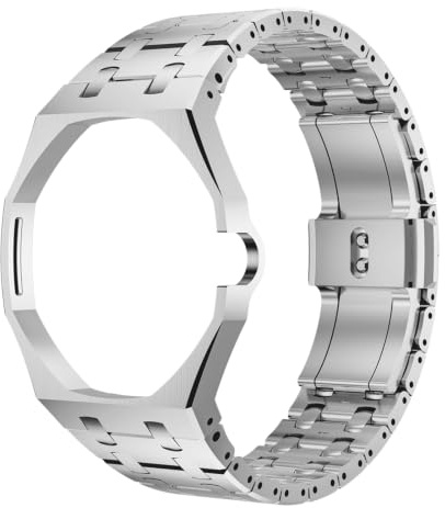 Boîtier de Montre en Acier Inoxydable Compatible avec S-watch X AP Ro-yal Pop, Bracelet de Remplacement pour Montre, Style Modern Intégré pour Hommes et Femmes