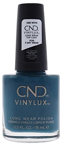 CND Vinylux Long Wear Nail Polish (No Lamp Required), 15 ml, Blue, Splash of Teal