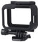 QIMEI-SHOP Gehäuse Rahmen Frame Kompatibel mit GoPro Hero 8 Black Actionkameras Zubehör Schutzgehäuse Case mit Sockel und Schraube Schwarz