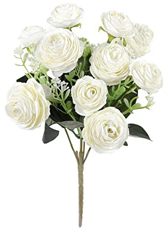 shuaiguo Fleurs Artificielles Simulation Rose Bouquets De Mariage Faux Floral Rose Fleur Fleur De Soie Main Attachée Bouquet Rose Paniers De Fleurs Artificielles Fleurs séchées