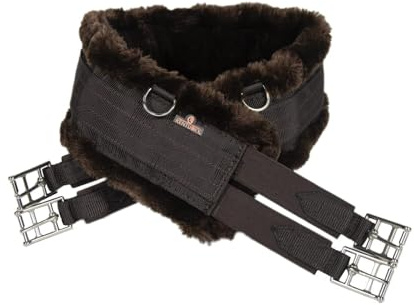 Kentucky Lamfell - Cinghia per sella, marrone/marrone, 120 cm