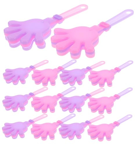 UPKOCH 60 Matracas De Plástico Para Fiestas Pequeñas Para Aplaudir Para Eventos Deportivos Color Violeta