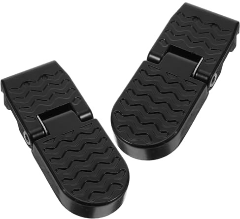 Pedales Plegables de Aleación de Aluminio 15 MM Antideslizantes para Bicicleta de Montaña y Eléctrica Reposapiés Traseros Aplicables para Asiento Accesorios Ciclismo para