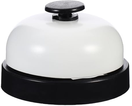 Zerodeko Campanello da Tavolo in Acciaio Inossidabile Suono Chiaro e Forte, Campanello di Servizio Pratico per Reception Hotel e Bar, per Famiglie e Amici
