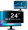 ZOEGAA Blickschutzfolie 24 zoll Monitor 16:9 eitenverhältnis, Anti Blaulicht Blendschutz Blidschirm Sichtschutzfolie und Abnehmbarer Sichtschutz Privacy Screen für Hp Dell Acer Lenovo Asus ThinkPad