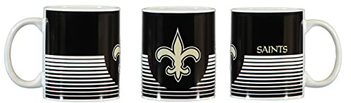 FOCO NFL Kaffeebecher New Orleans Saints Kaffeetasse Tasse Mug Linea 330ml 11oz