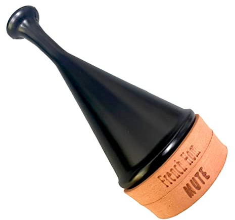 TUOREN French Horn Mute Practice Mute Black PP Material