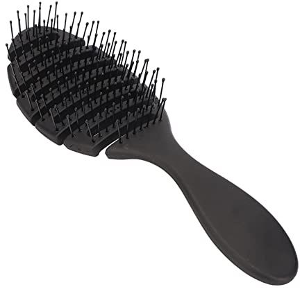 Sonew Brosse à Cheveux Démêlante, Brosse de Ventilation Incurvée Démêlante élastique Douce pour Réduire la Casse des Cheveux et les Frisottis, Brosse à Cheveux de Massage à Palette pour