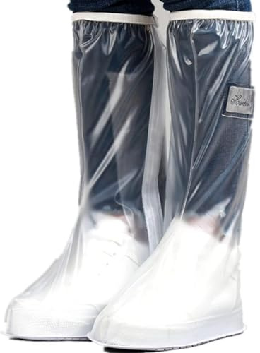 surchaussures,Couvre-Chaussures De Pluie, Couvre-Chaussures pour Couvre-Chaussures De Pluie,surchaussures impermeables,Couvre-Chaussures Antidérapants avec Fermeture éclair Latérale,surchaussure(L)