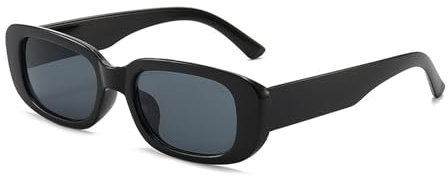 BloomExcellent One Piece Non-Slip Thick Rectangle Chunky Sunglasses Useful UV Protection Shades Sunglasses Comfortable Retro Chunky for Driving Fishing Running