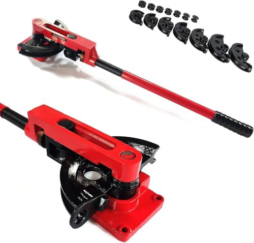 KinHall Cintreuse de tubes 10-25 mm 0-180 ° Cintreuse manuelle pour tubes ronds