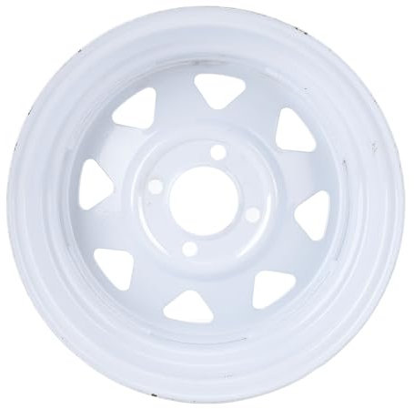 CFTGIW Llanta de Remolque 13x4.5J Acero 1660 Libras Capacidad de Carga Ligera Eficiencia de Combustible Mejorada Reemplazo para Remolque de Barco Sea Ray