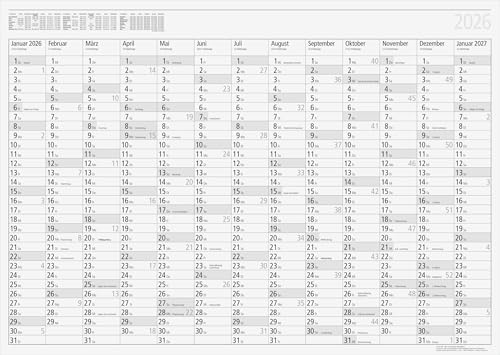 rido/idé 7033610006 | Plakatkalender Mod. young design PLUS 2026 abwischbar | 860×610 mm