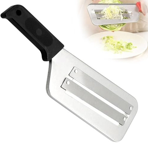 1x Stainless Steel Shredder Knife Double-Layer Cabbage Slicer Multipurpose Vegetables Slicing Cutting Shredder Tool