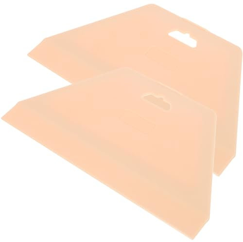 VILLCASE 2pezzi Strumento Per Lisciare La Carta Da Parati in Plastica Flessibile e Impugnatura Ergonomica Per Applicazione Carta Da Parati e Pellicole Per Auto Senza Danni Agli Angoli
