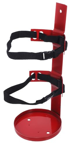 LABRIMP Soporte Seguro Poliéster Hierro Coche Extintor de Superficie Pulida, Fácil de Instalar Montaje para Extintores en Vehículos