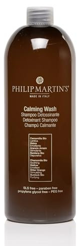 Philip Martin's Calming Wash 1000 ml Beruhigendes und entgiftendes Shampoo für seborrhoische Kopfhaut und Haar