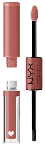 NYX Professional Makeup Rossetto Ultra Pigmentato, Brillantezza a Lunga Tenuta, No Transfer, Shine Loud, 16 Magic Maker