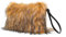 ZOSCGJMY Damen Kunstpelz Schultertasche Crossbody Tasche Reißverschluss Handtasche Umhängetasche mit Abnehmbar Schultergurt (Braun)
