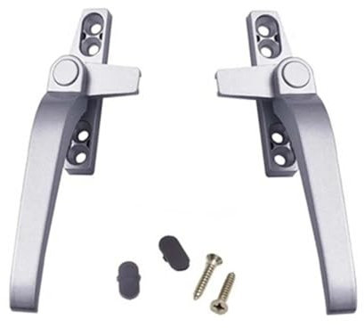 Fönsterhandtag, höger/vänster handtag av aluminiumdörrhandtag Fönsterbeslag, båge (Size : Left)