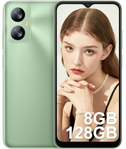 Blackview A52 Pro Handy 128GB/1TB TF, 90Hz, 5180mAh,Smartphone Ohne vertrag 6.52 HD+ Display, Octa Core Android 13 Handy günstig, 13MP+5MP Kamera,Dual SIM 4G Simlockfreie Handys,Fingerabdruck/GPS