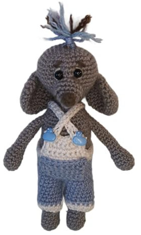 Selbst- Gehäkeltes Kuscheltier Maus Fred | Amigurumi, Geschenkidee