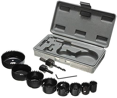 11 Piece Hole Saw Sets 19mm to 64mm Circular Drill Bit Includes Mandrels Holesaw Set Hole Drill bit Cutters Set for Wood Metal Plastic