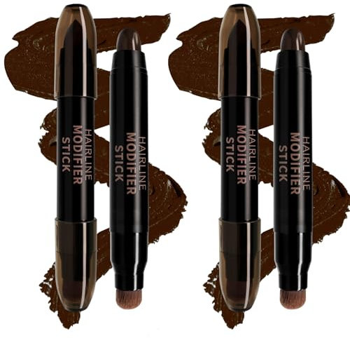 Stick Coprente Istantaneo Radici, 2 Pezzi Stick Ritocchi Alle Radici Capelli Impermeabile, Polvere Sticks L'attaccatura Capelli Naturale per Donna Uomo, Sticks Coloranti Capelli Correttori Lunga Durat