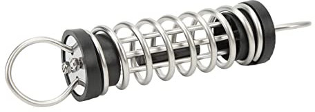 Muelle de Amarre de Línea de Muelle, Muelles de Amarre de Barco de Acero Inoxidable 304 con Almohadilla de Goma Amortiguadores para Yate