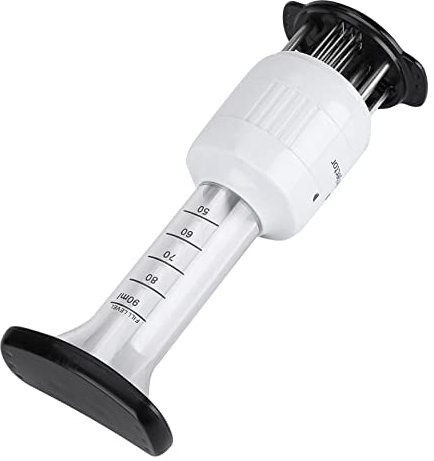 Inteneritore per Marinata di Carne Iniettore per Ago per Marinata di Carne Iniettore per Aghi per Marinata di Carne in Abs in Acciaio Inox Bistecche Sapore Siringa Cuoco Utensile