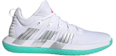 adidas Men's Stabil Next Gen Handball Shoes Sneaker, Cloud White/Silver Metallic/Lucid Pi, 11.5