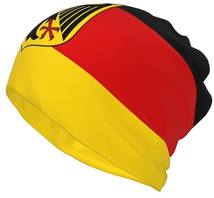 Stickad mössa Tyskland flagga cykelhattar sportmössa hatt varm mössa till jul, tonåringar, vuxna, Mössa hatt 137, M