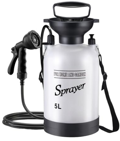 Generico Pompa Doccia da Campeggio,Pompa Manuale per Doccia con Spray | Spray Manuale Accessori per Bagno Spiaggia Esterno Lavaggio Auto Animali Domestici Barca Casa Bagno Interno