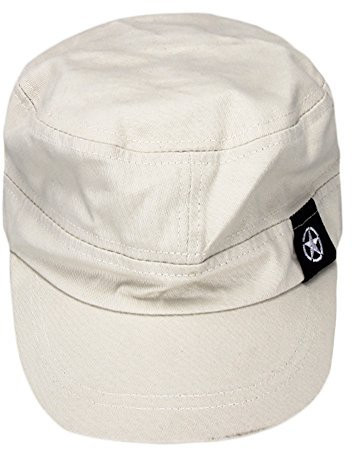 Allence Unisex Army Military Flat Cap Vintage Cotton Baseballmütze Kappe