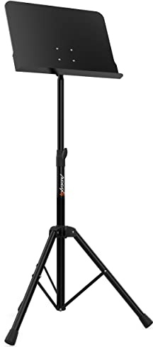 Audibax SP4 Atril Profesional para Orquesta Soporte Partitura Negro