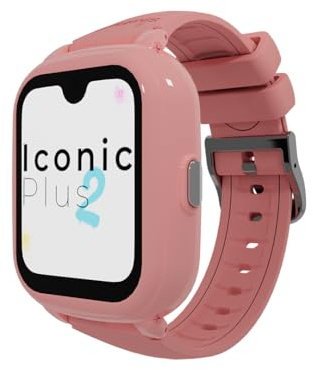 SaveFamily Iconic Plus 2 | Smartwatch per Bambini con Localizzatore GPS, Chiamate, Video, IA, Pulsante SOS, Whatsapp, Spotify, Misuratore di Temperatura | Modello Candy