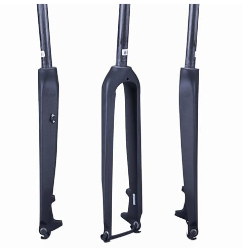 26/27,5/29 Mountainbike Stel Gaffel Kolfibercykel Stel Gaffel Skivbroms Cykelgaffel 1-1/8 Rakrör Cykel Framgaffel QR 9mm(Matt,29in)