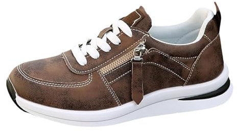 Platåsneakers dam, sneakers med dragkedja dam vinter vandringsskor bekväma fritidsskor varma ortopediska tennisskor mjuka lätta sportskor halkfria vandringsskor