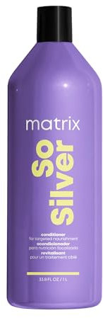 Matrix Total Results So Silver Conditioner for Blonde & Silver Hair, 33,8 Fl. Oz.