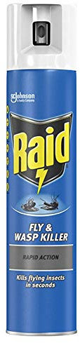 1 x 300ml Fly & Wasp Killer Spray Pest Control Indoors Outdoors