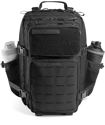 RUGSAK ALPHA Go | Taktischer Rucksack [15-25L] Wasserdicht & EXTREM Robust | Militär Survival Backpack | für Outdoor Arbeit Wandern Camping und Gym | Molle Reiserucksack Herren & Damen