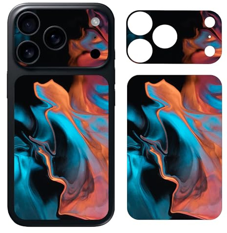 Skin Wrap for iPhone 17 Pro Max, Protective Film Sitcker Cover for Camera, Ultra Thin Vinyl Decal for Phone Back (Colorful)