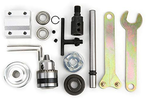 Unpowered Spindle Assembly, DIY Woodworking Accessory, B10 with M10 Shaft Sleeves, and Stable Clamping - Smooth Operation, Double Flange Bearings, Ideal for Cutting