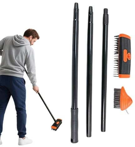 Eliminador de Hierba en Juntas | Herramienta Multifuncional de Jardinería y Limpieza | Limpiador de Juntas y Grietas,para Usuarios Mayores, Césped, Jardín, Entrada, Acera, , Patio, Terraza, Cubierta,