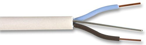 Copper Fire Performance Cable, White, LSPVC, 2 Core, 2 x 1.5mm, 2C Series, 328ft, 100m, Compatible With, VENTCROFT SECURITY, Electrical Multicore Cable/Wire