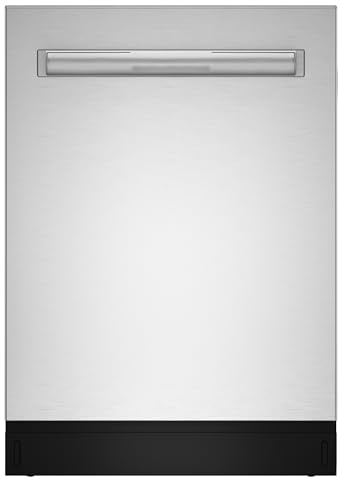 SHARP SDW6767HS Smart Dishwasher Works with Alexa. Includes LED Interior lights, Stainless Steel interior, Heated Dry with Fan Assist, Wash Zone cleans half load on either rack, Adjustable Third Rack